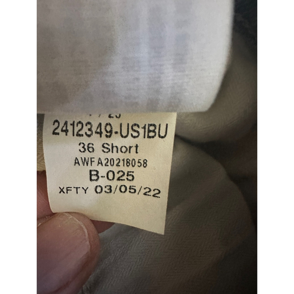 Abercrombie & Fitch Dad Jeans Size 36 22 Short Blue - Picture 6 of 7